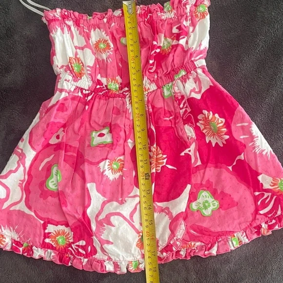 Lilly Pulitzer Pink and White Floral Dress - Picture 4 of 5